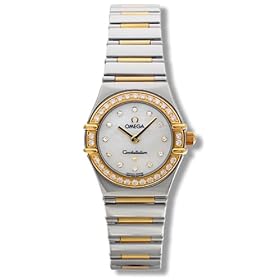 Omega Women's Constellation Quartz Mini Diamond Watch #1365.75.00