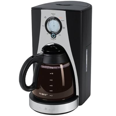 Mr. Coffee LMX27 12-Cup Programmable Coffeemaker, Stainless Steel