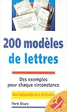 200 MODÔLES DE LETTRES
