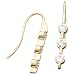 Jewelry : 14K Yellow Gold Moissanite Earrings