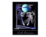 Seeing the mystical Fantasy Giclee Poster Print by Lori Barnes, 10x8