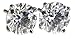 18k White Gold Round Diamond Stud Earrings (GIA Certified 4.13 cttw, E Color, SI2 Clarity)