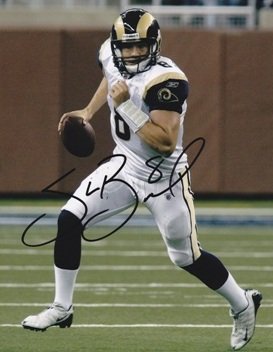 Sam Bradford Autographed St. Louis Rams 8x10 Photo - #1 Overall Draft Pick and Heisman Trophy Winner