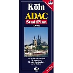 ADAC Stadtplan K�ln: Mit H�rth. Stadtinfo & Register: Umgebungskarte, Cityplan, Cityguide, Sonderkarten, Stra�enregister mit Postleitzahlen. Stadtplan: GPS-genau