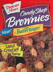 Duncan Hines Candy Shop Brownie w Butterfinger 12 ct by Pinnacle Foods