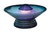 STI Magic Mist Geo Glass Magic Mist tabletop fountain - clear blue