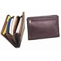 Bellino Leather Zip-Around Under Arm Folio - Black