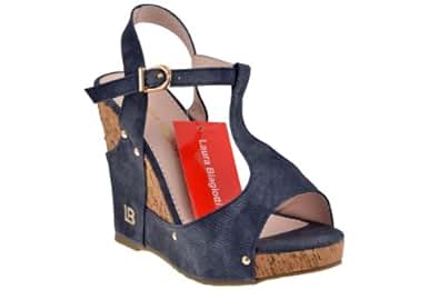 Laura Biagiotti 110 Chaussures De Cork Cour De We.