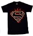 Search : TS232 Superman DC Comcs Logo Flames Tshirt