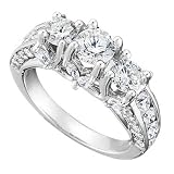 Three-Stone Diamond Ring 3ctw
