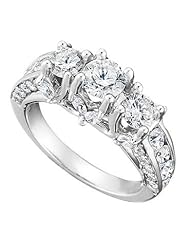 Three-Stone Diamond Ring 3ctw