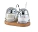 Emsa Scandic Sahne-Zucker-Set Buche/chrom