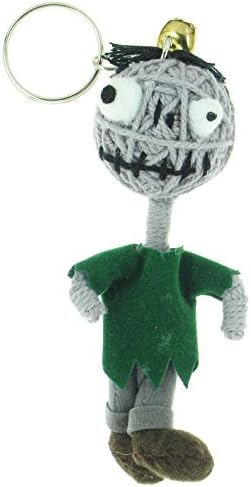 Zombie V.1 Walking Dead Voodoo String Doll Keyring Keychain