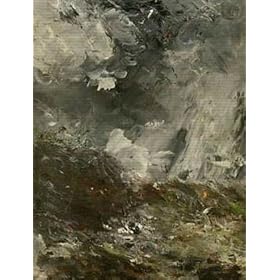 Toile sur Civi�re: August Johan Strindberg, "The Night of Jealousy. Oil on canvas (18", 54 x 71