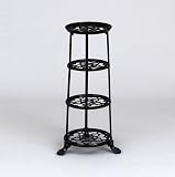 Cast Iron 4 tier Saucepan Stand - Black  from Cooking Marvellous