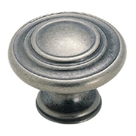 Amerock BP1586-WN Inspirations 3-Ring 1-3 8-Inch Diameter Knob, Weathered Nickel by Amerock
