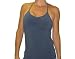 Divine Women's Racer Back Camisole with Built In Bra (Blue, X-large)