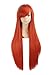 Angelaicos Unisex 80cm Cosplay Costume Halloween Wig Long Straight 31 Inches