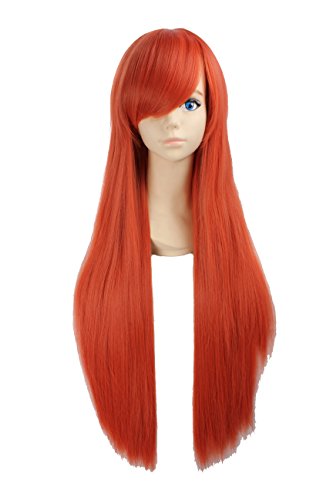 Angelaicos Unisex 80cm Cosplay Costume Halloween Wig Long Straight 31 Inches