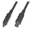 Digitus IEEE 1394 FireWire Kabel 1,8 m L�nge, 4 / 6 polig, i-Link kompatibel