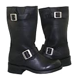 Xelement Women's Classic Advanced Engineer Biker Motorcycle Boots - 7.5
