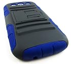 BLUE EXTREME RUGGED IMPACT ARMOR HYBRID HARD CASE COVER BELT CLIP HOLSTER SAMSUNG GALAXY S III 3 S3