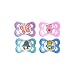 2-Pack MAM Mini Ulti Silicone Orthodontic Pacifiers, Blue & White with Bunny