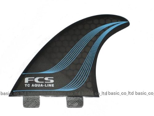 ☆ トムキャロル シグネーチャー【 FCS TC AQUA-LINE TRY&QUAD PERFORMANCE CORE FINSET 】 5本セット、キー付