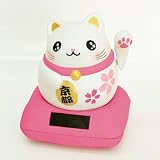 Lucky Cat Chubby Nohohon Solar ECO Japan Figure PinkIMAGE