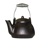 Kitchen & Housewares : Cajun Cookware Seasoned Cast Iron Tea Kettle - 1 Qt.