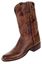 LUCCHESE 2000 T5517 Mens Western Cowboy Boots Burnished Leather Cinnamon Tan