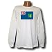 British Virgin Islands Long Sleeve T-shirt Large White