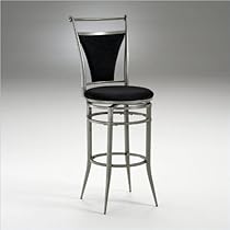 Hot Sale Hillsdale Cierra Black Swivel 30" High Bar Stool