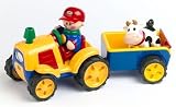 Review Tolo Toys 89746 / Tolo First Friends Tractor/Trailer & Cow