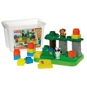  Fisher-Price Little People Builders Build 'n Fun Jungle 