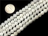 6mm Round gemstone natural moonstone beads strand 15"
