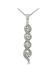 A Brand New Style. Silver. Diamonds. A Beautiful Diamond Necklace