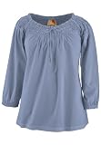 Avenue Plus Size Sophie Smocked Peasant Blouse