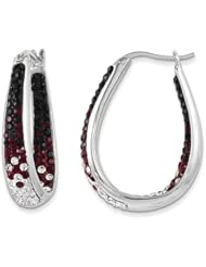 Sterling Silver Swarovski Elements Atlanta Spirit Earrings