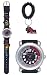 Jacques Farel Kids Uhren: Coole Formel-1 Kinderuhr mit Leuchtarmband Rennwagen und Schl�sselanh�nger in einem Metallk�fferchen