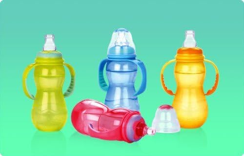 1 NEW Nuby 3 Stage Non-drip Baby Infant Bottle 11 Oz.