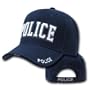 Police Officer adjustable baseball cap blue & white