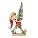 Enesco Heart Elf with Christmas Tree Figurine, 4.33-Inch