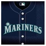 Seattle Mariners Baseball - Lunch Napkins (36) Party Supplies