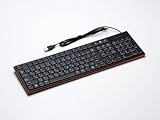 3R ラバータッチキーボード 3R-KB21/OR(オレンジ)