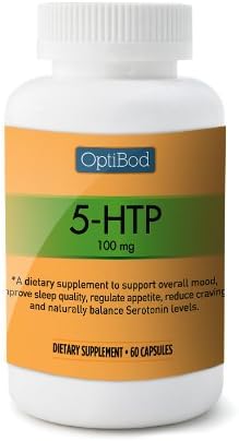 5htp 100mg - Dr. Oz Recommended Natural Appetite Suppressant - Reduce Hunger - Sleep Better - Guaranteed - Free of Harmful Peak-X, GMOs and Allergens