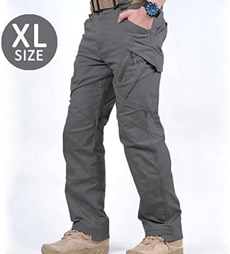 ★Go Tactical Pants ★ - Grey Size: Men's X-Large - Plentiful Pockets - Amazing Stretch and Give - Practical to Playful - Durable, Machine-Washable Fabric (Grey, X-Large)
