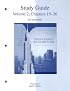Study Guide, Volume 2, Chapters 15-26 to accompany Financial and Managerial Accounting