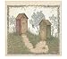 Outhouse Fabric Shower Curtain by Blonder Home Accents