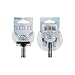 iDesign InterDesign 16100 Over-The-Door Hook, clear razor holder, Small